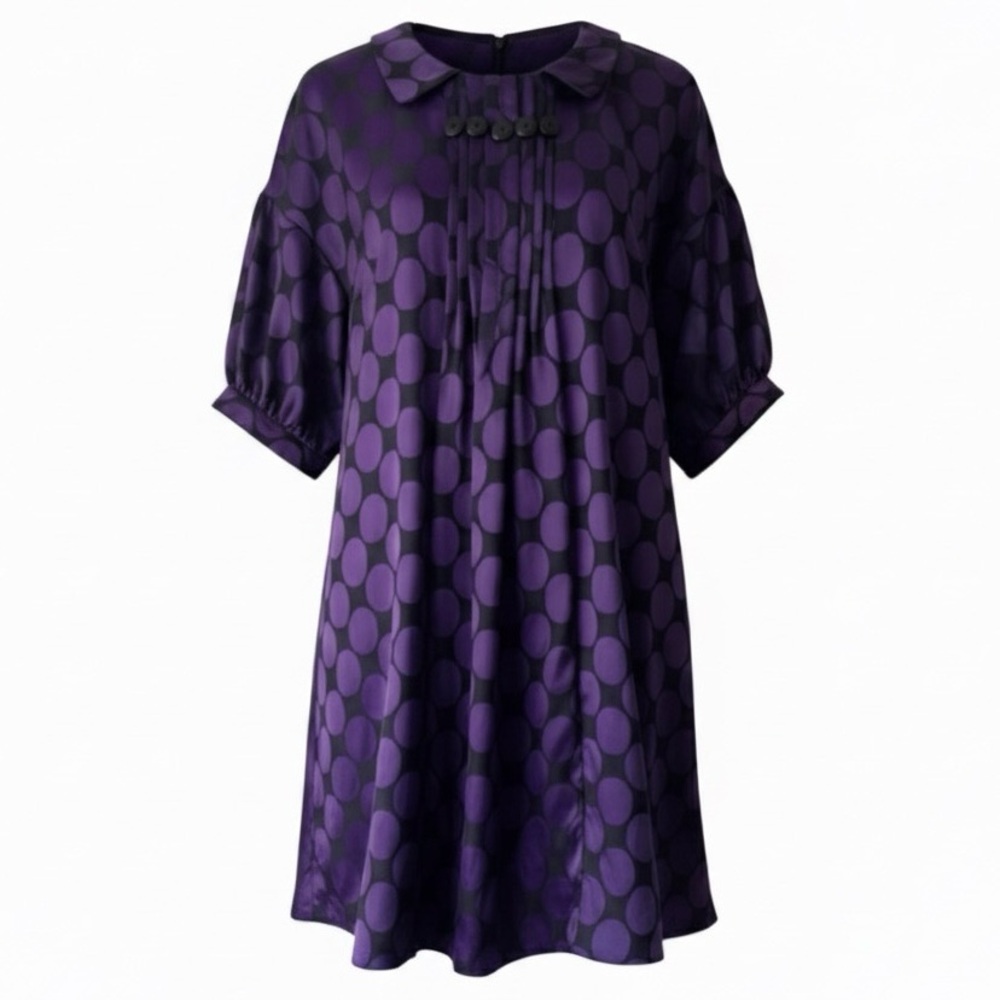 Vintage Retro polka dot mini dress